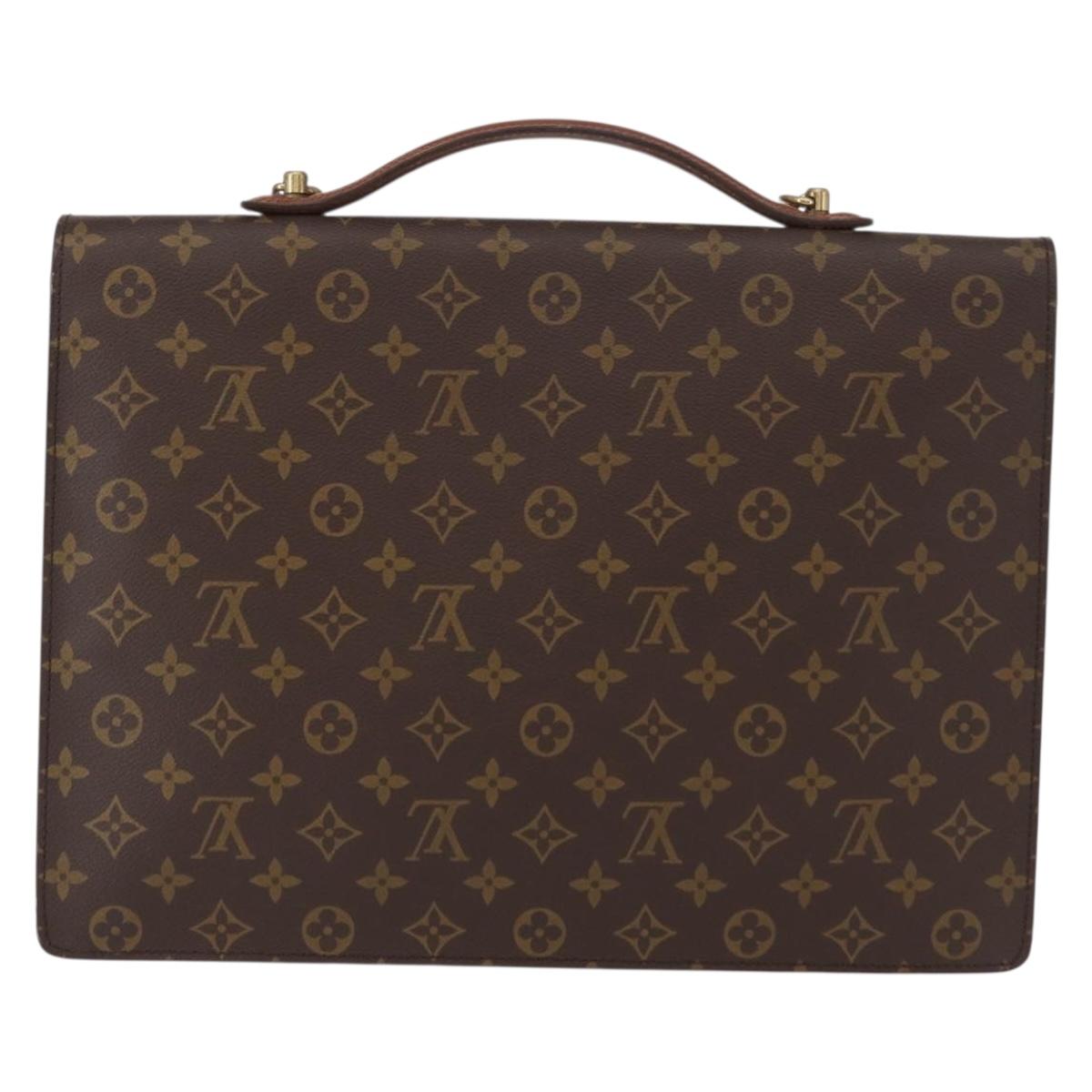 LOUIS VUITTON Monogram Porte Documents Bandouliere Bag M53338 LV Auth 150924