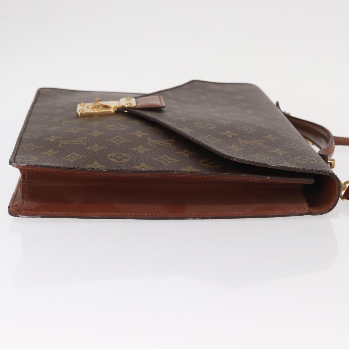 LOUIS VUITTON Monogram Porte Documents Bandouliere Bag M53338 LV Auth 150924