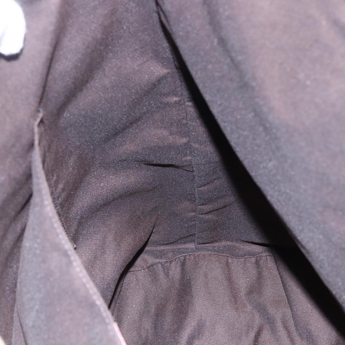 GUCCI GG Canvas Web Sherry Line Tote Bag Beige Red Green 189669 Auth 150943