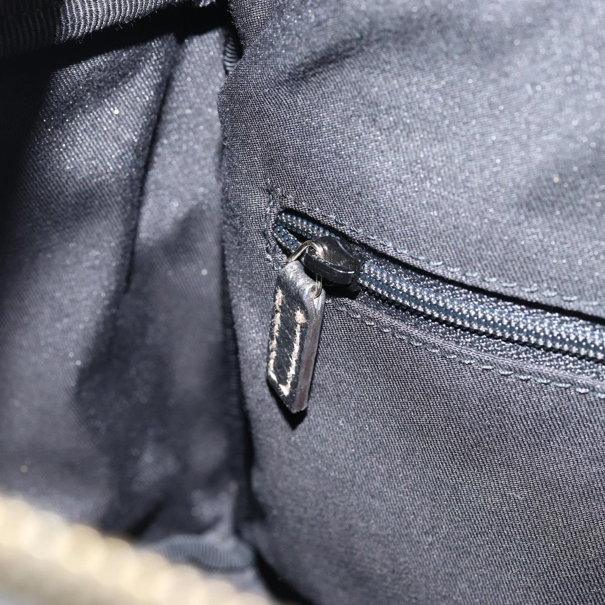 GUCCI GG Canvas Abbey Hand Bag Beige Gold 130942 Auth 150945