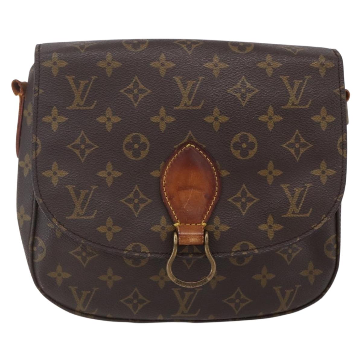 LOUIS VUITTON Monogram Saint Cloud GM Shoulder Bag M51242 LV Auth 150962