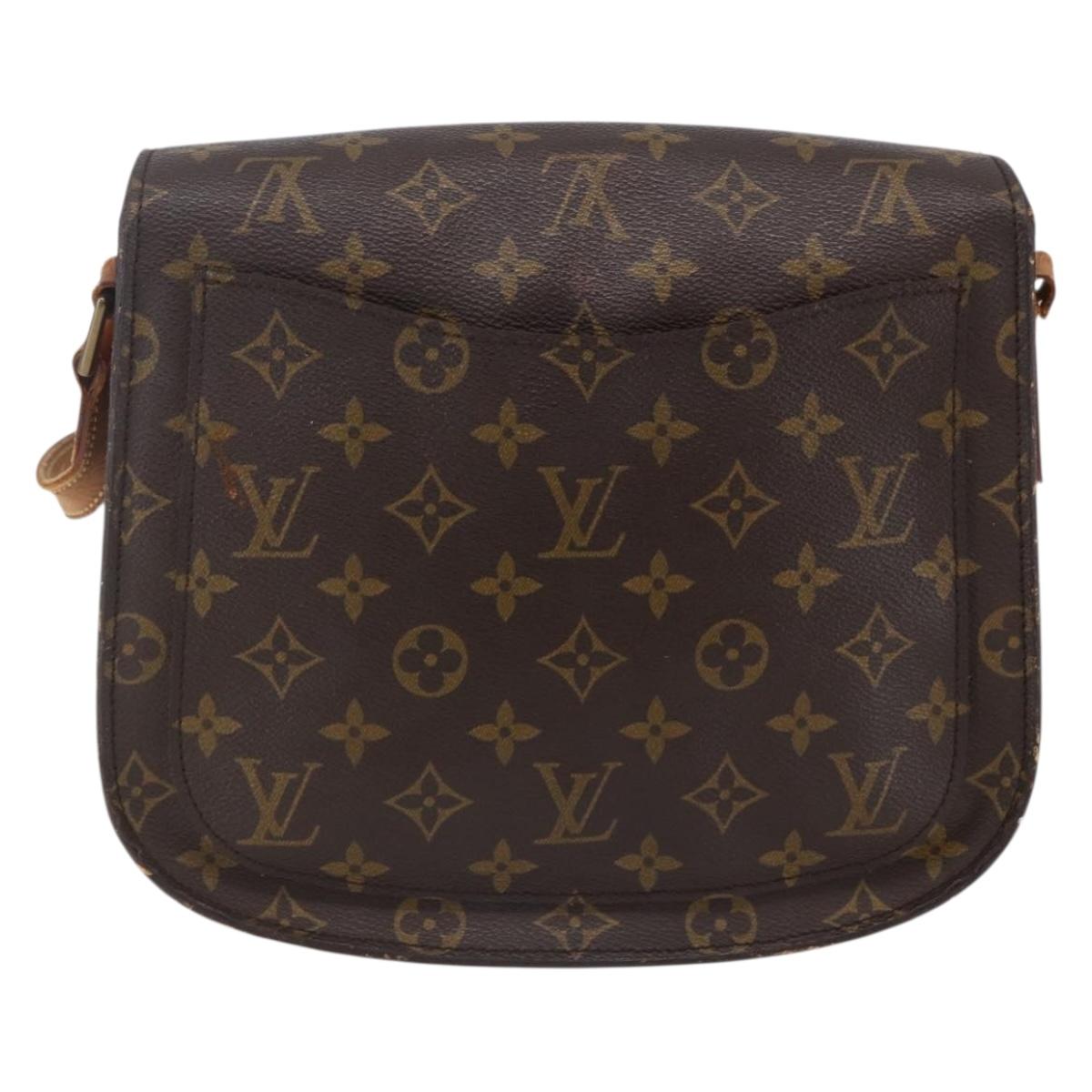 LOUIS VUITTON Monogram Saint Cloud GM Shoulder Bag M51242 LV Auth 150962