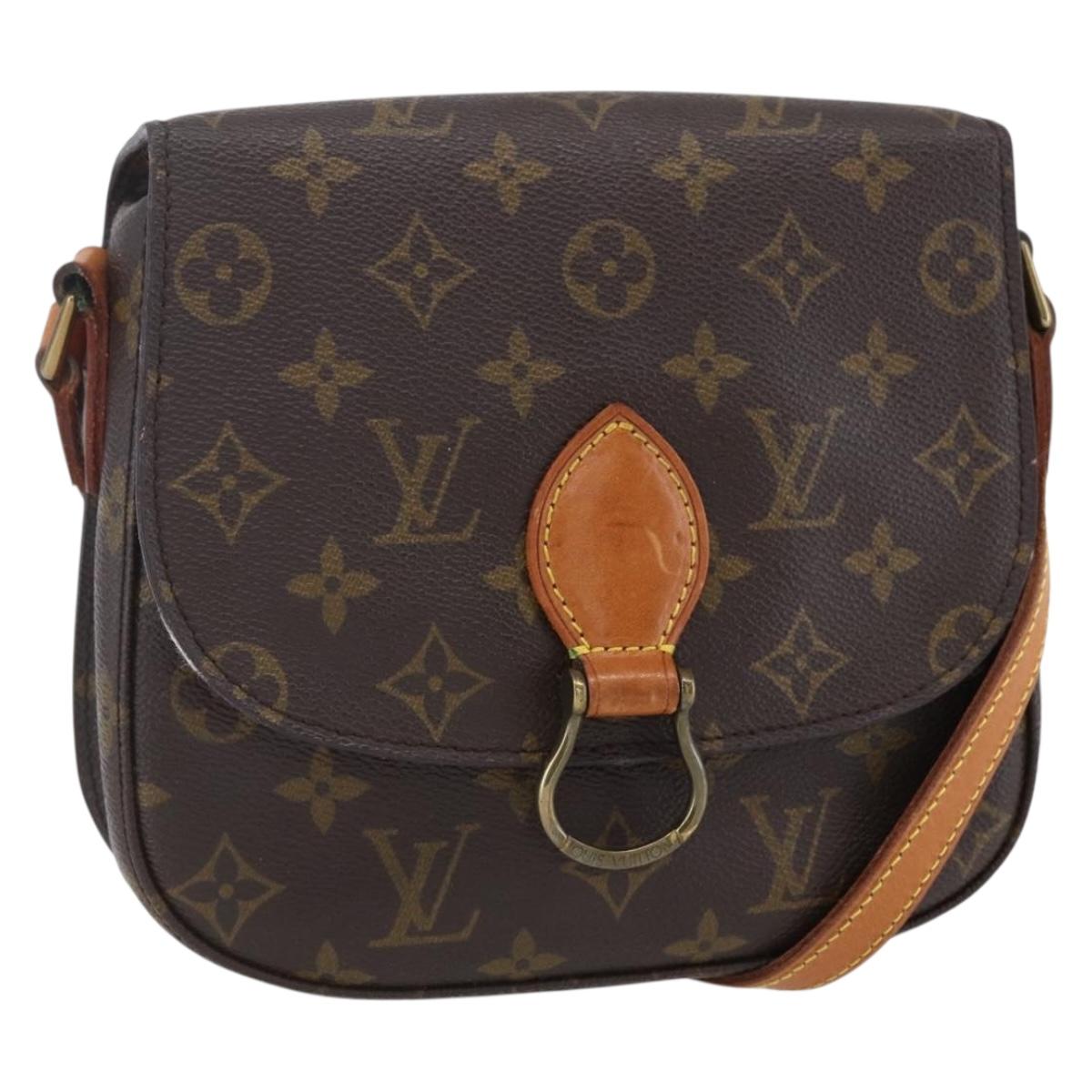 LOUIS VUITTON Monogram Saint Cloud MM Shoulder Bag M51243 LV Auth 150963