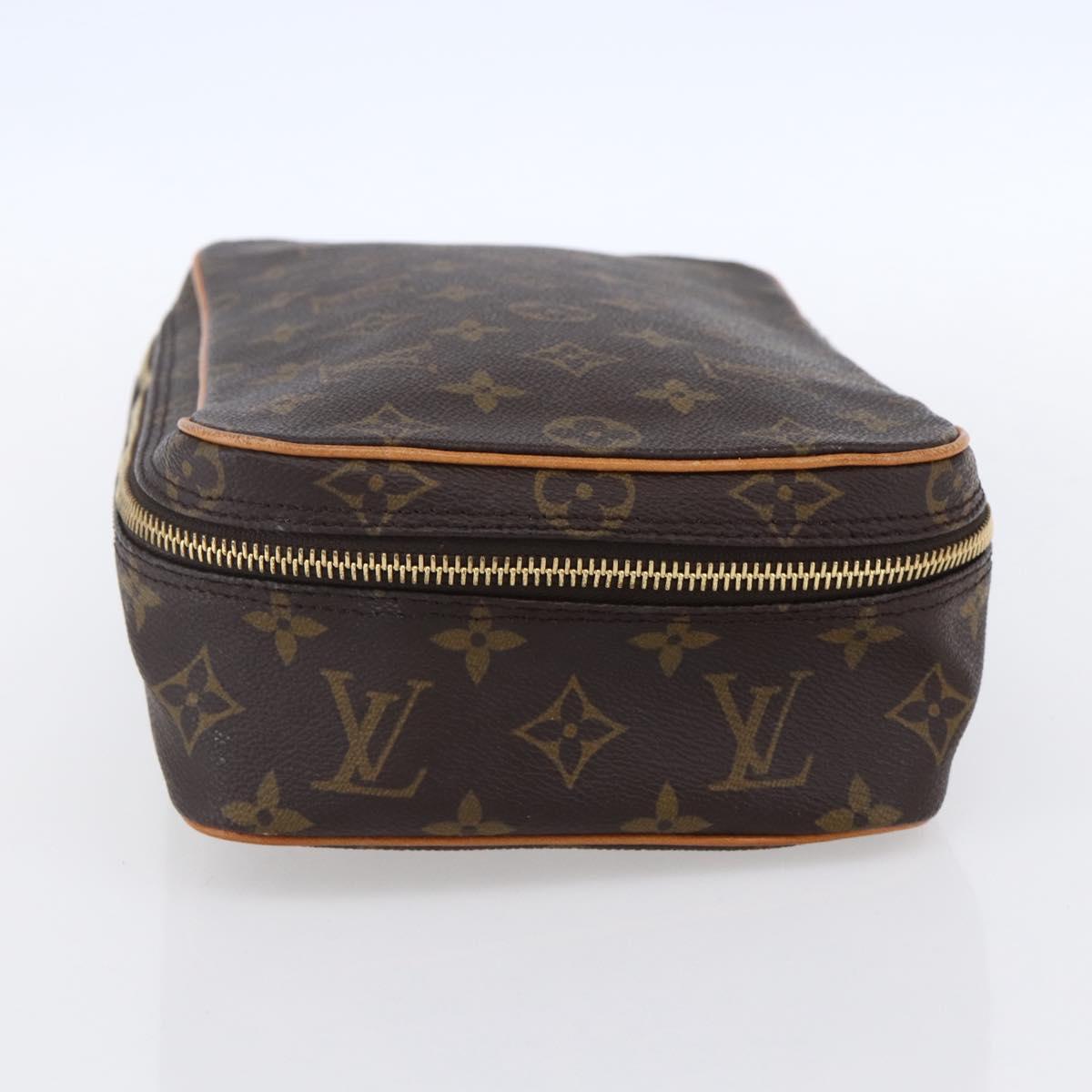 LOUIS VUITTON Monogram Trousse Boite Cosmetic Pouch M47640 LV Auth 150964