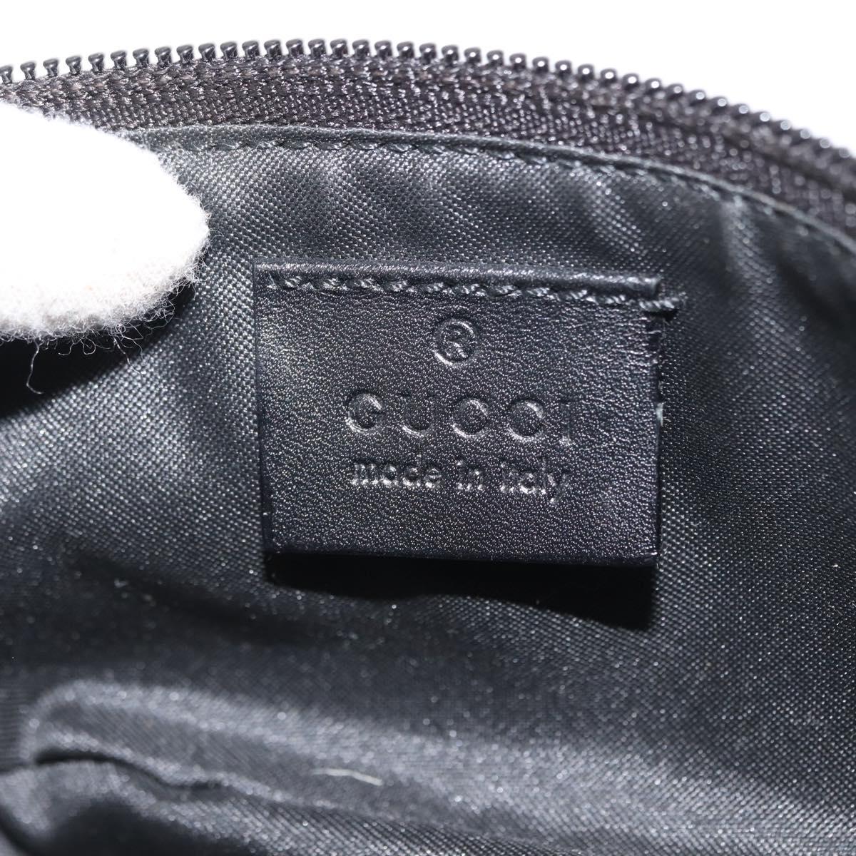 GUCCI GG Canvas Vanity Pouch Gray 039 0950 Auth 150990