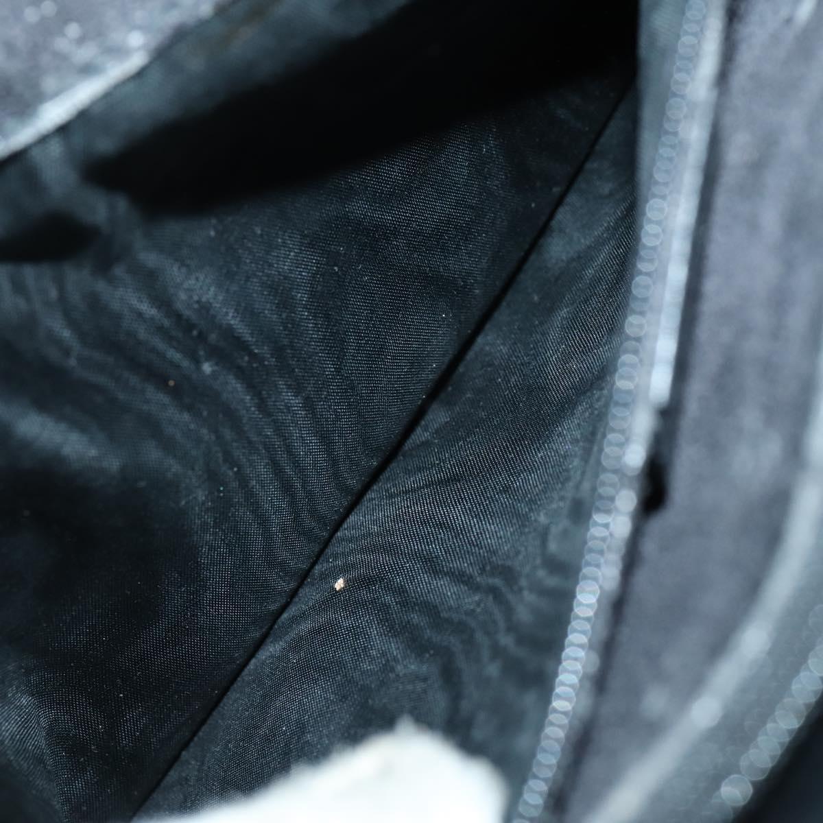 GUCCI Bamboo Hand Bag Leather Black Gold 002 123 0322 Auth 151016