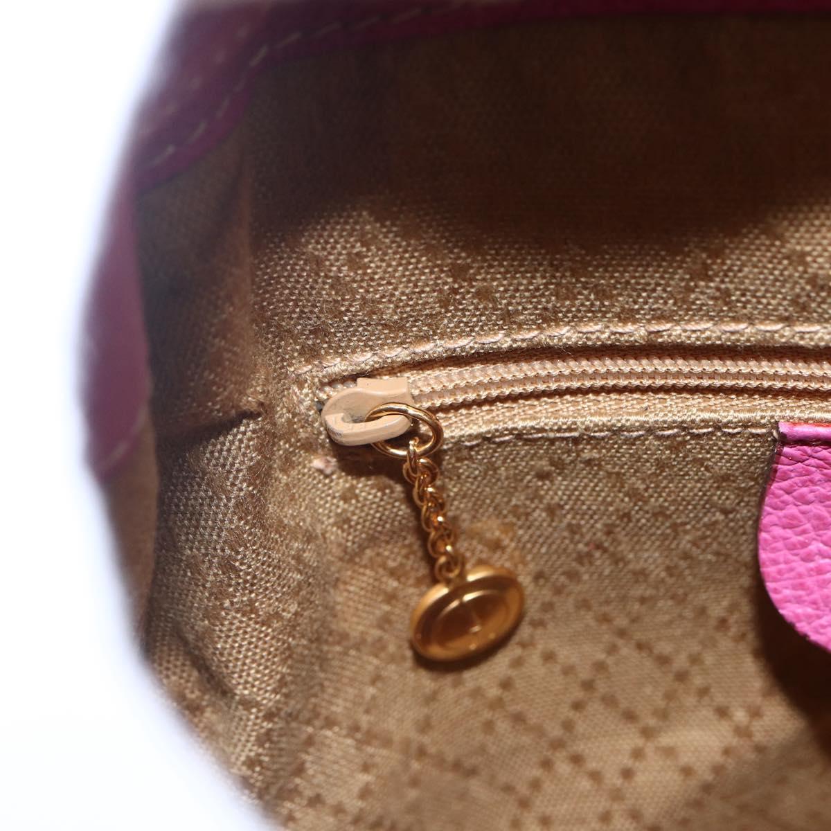 GUCCI Bamboo Backpack Suede Pink Gold 003 2058 0030 Auth 151021