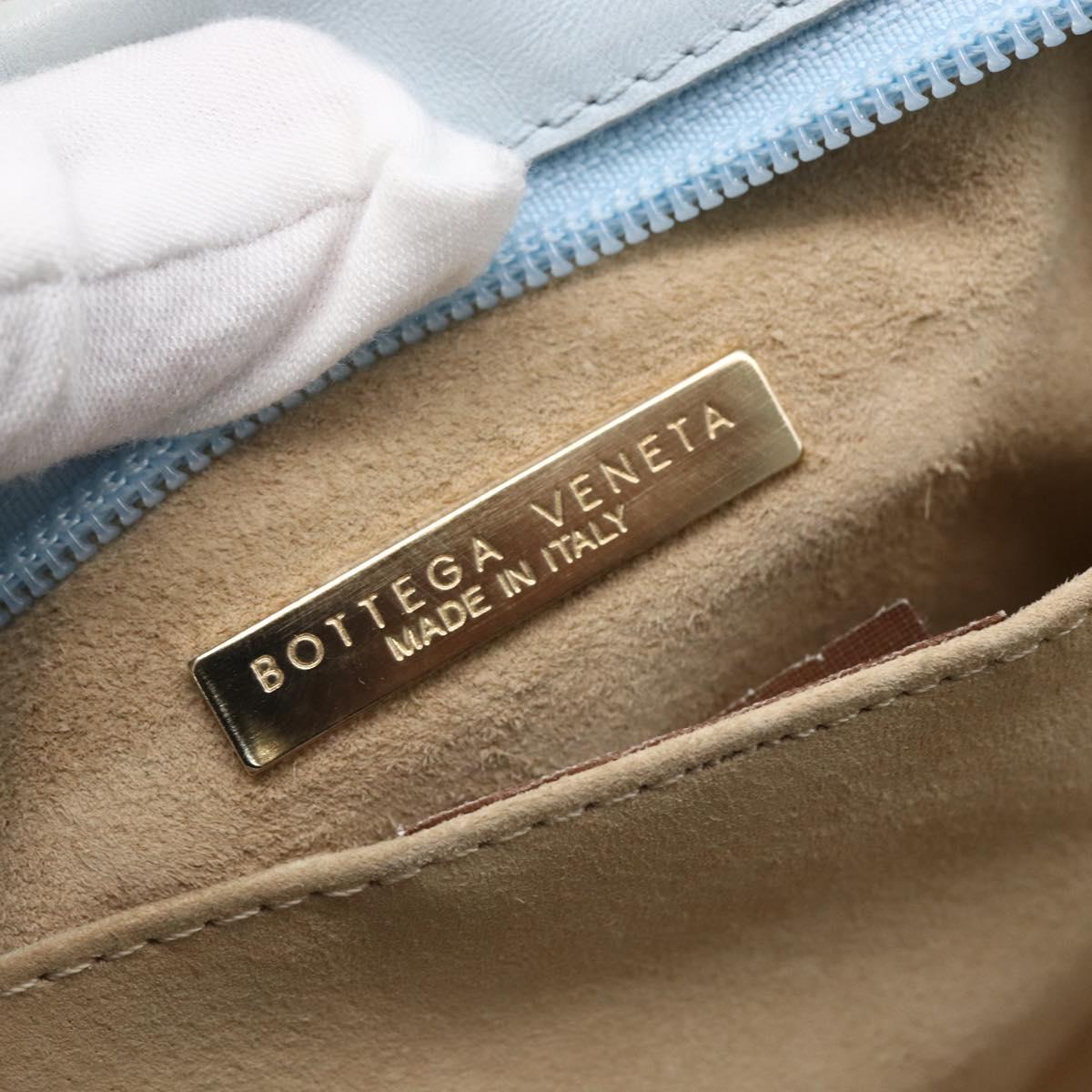 BOTTEGA VENETA INTRECCIATO Shoulder Bag Leather Multicolor Gold Auth 151033