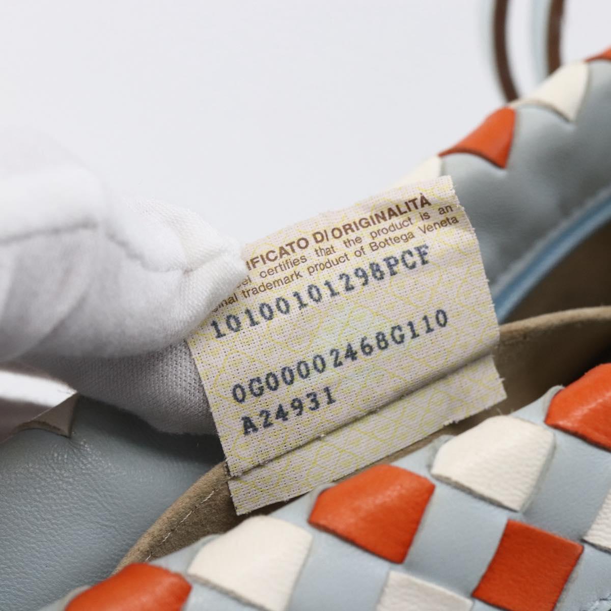 BOTTEGA VENETA INTRECCIATO Shoulder Bag Leather Multicolor Gold Auth 151033