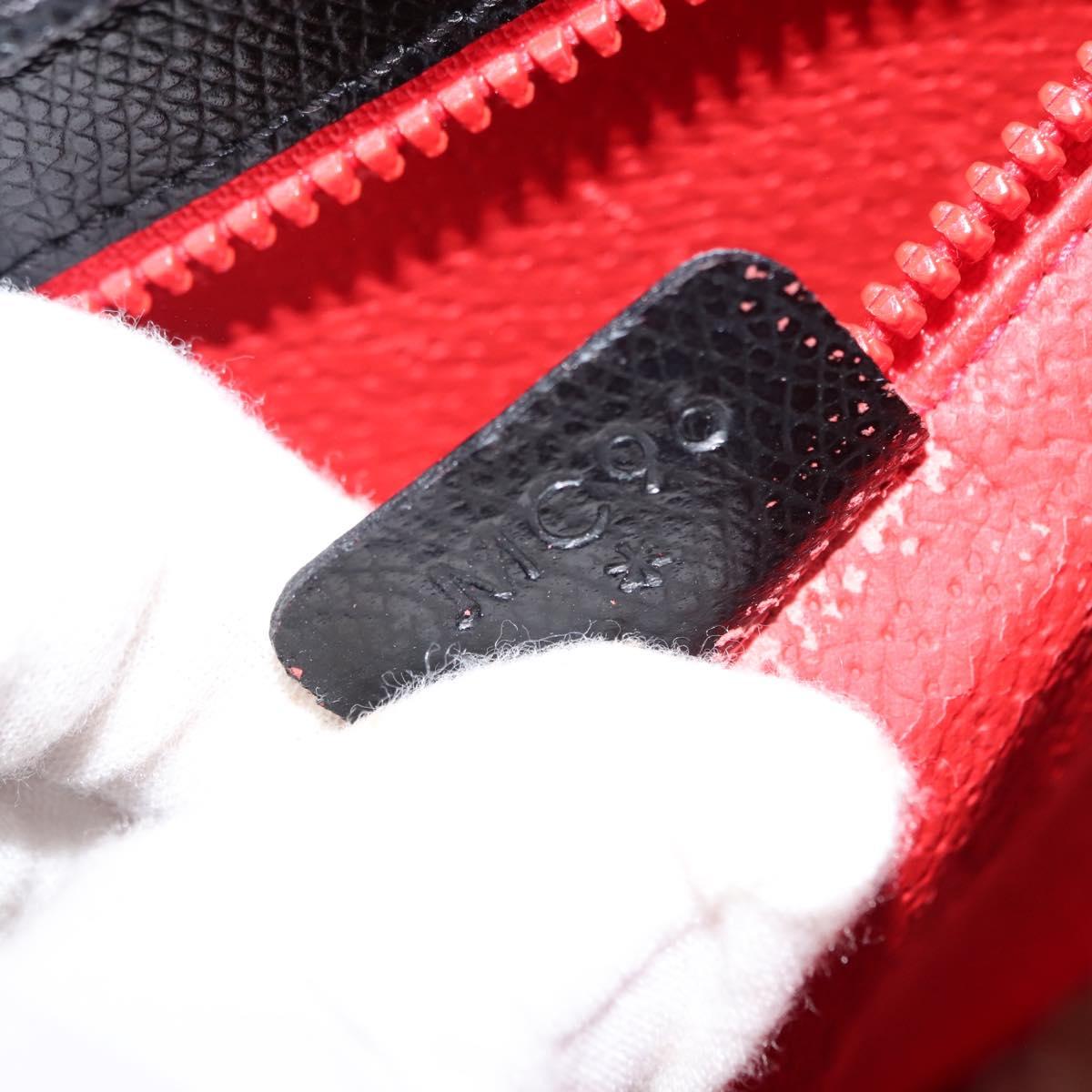 CELINE Hand Bag Leather 2way Black Gold Auth 151063