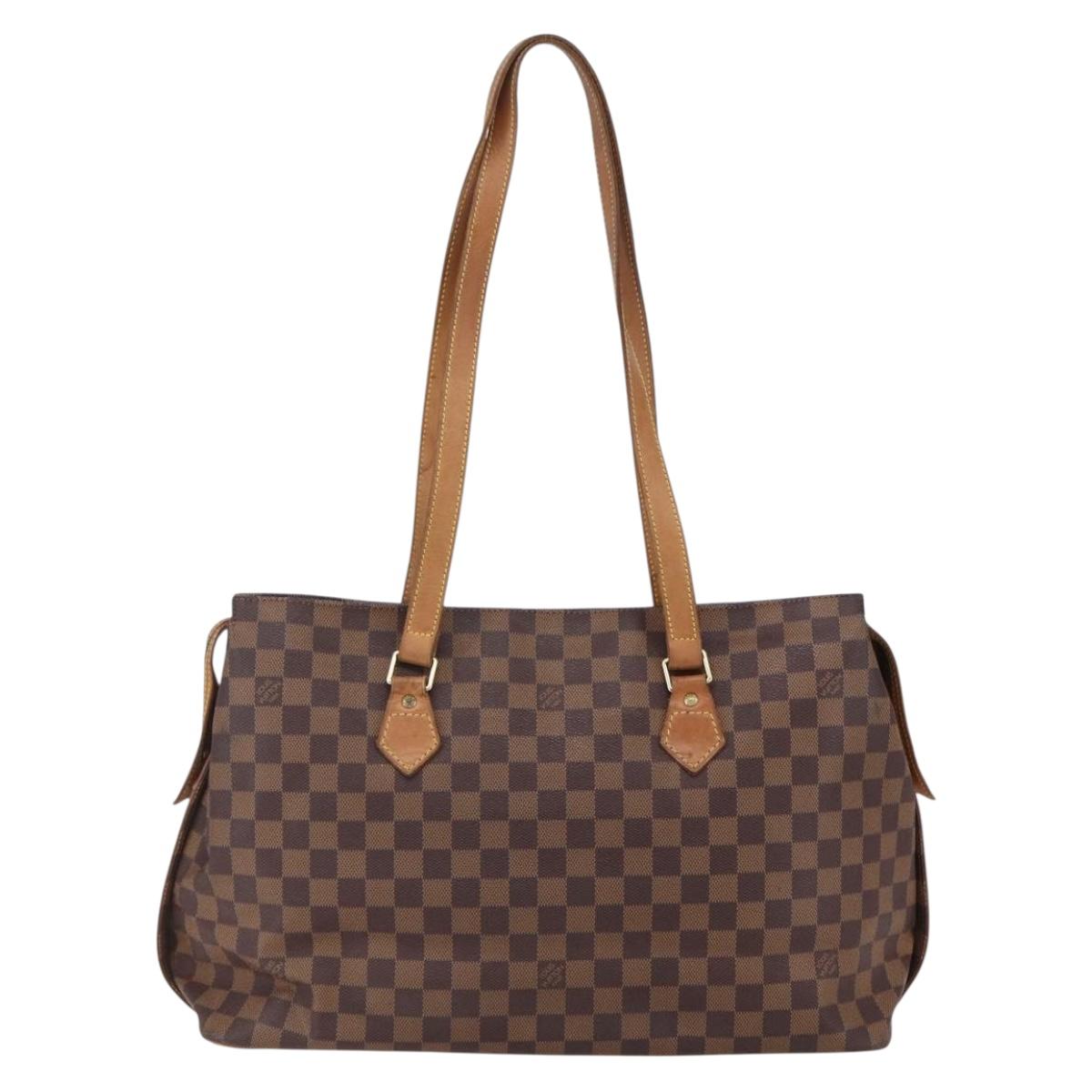 LOUIS VUITTON Damier Ebene Colombine Bag 100th anniversary N99037 LV Auth 151083
