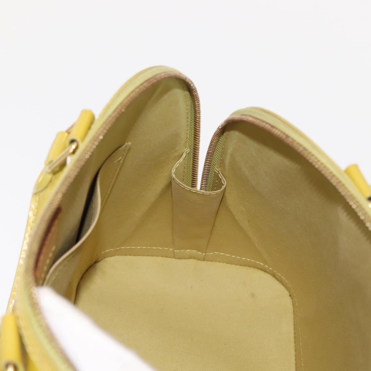 LOUIS VUITTON Monogram Vernis Alma PM Bag Veil Amplession M91615 Auth 151085