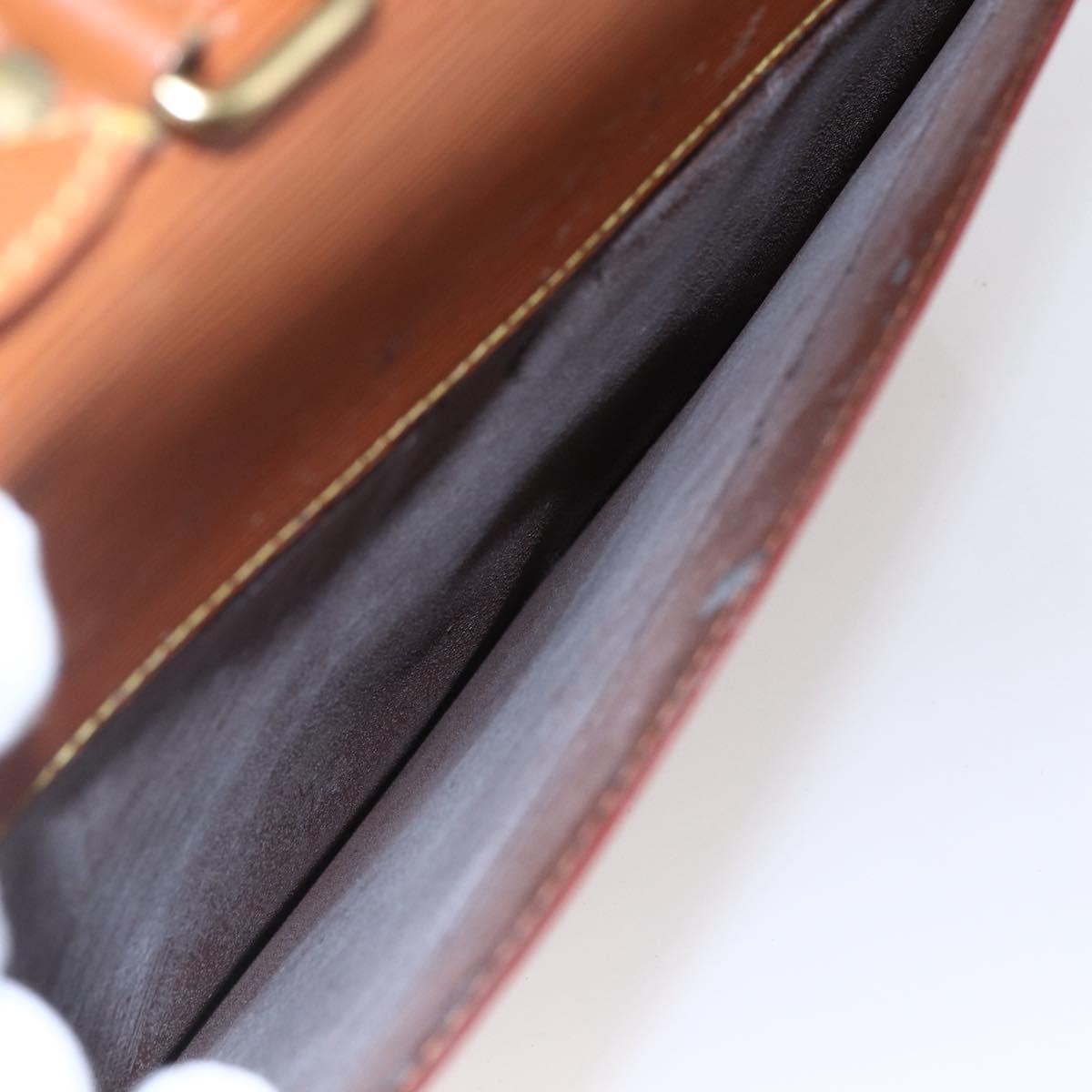 LOUIS VUITTON Epi Serviette Conseiller Zipangu Gold M54428 LV Auth 151087