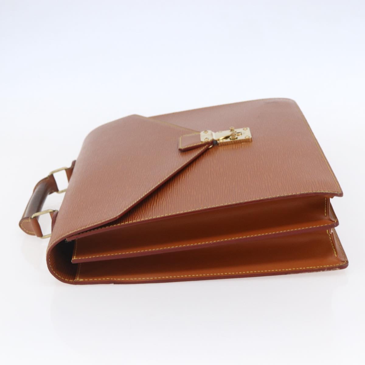 LOUIS VUITTON Epi Serviette Conseiller Zipangu Gold M54428 LV Auth 151087