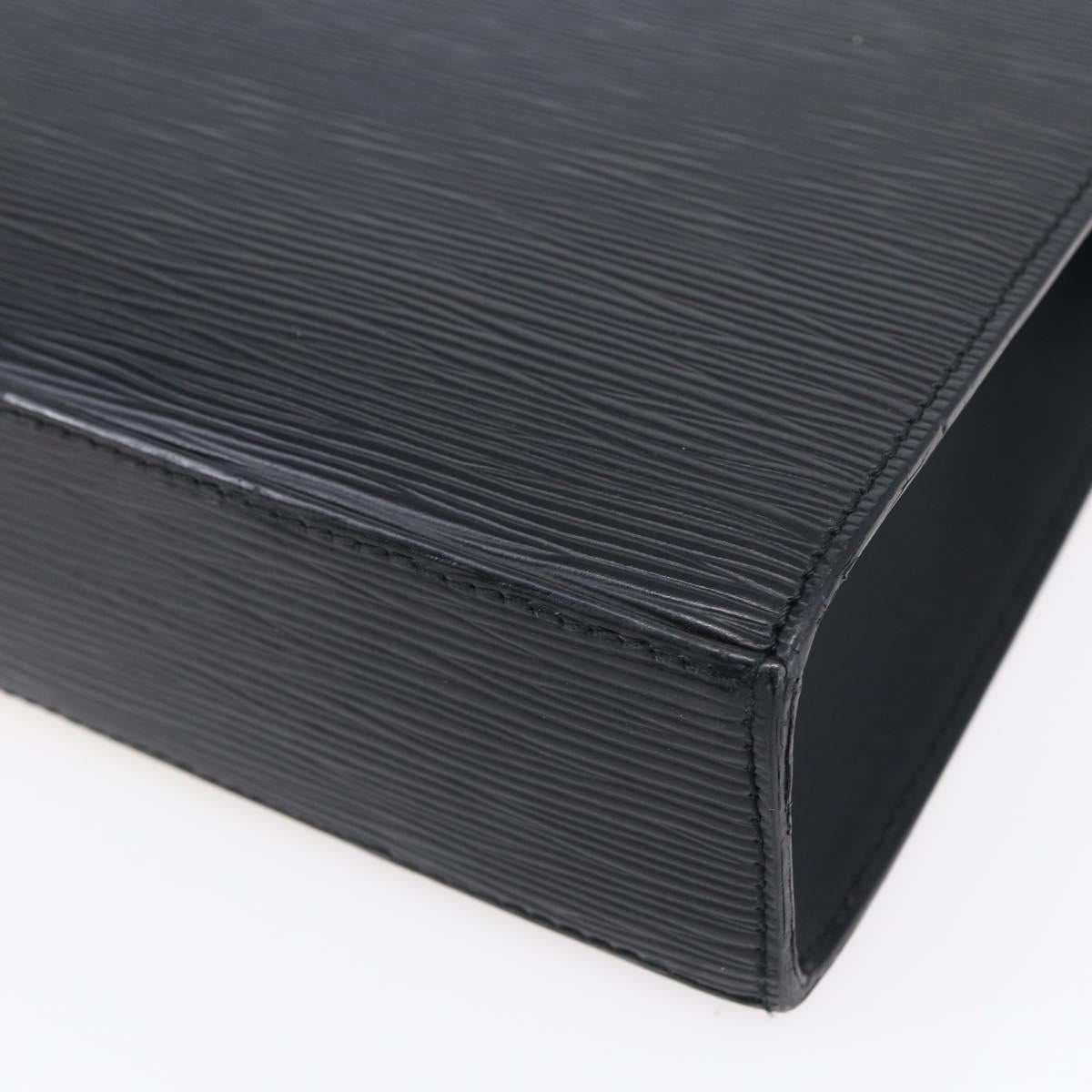 LOUIS VUITTON Epi Malesherbes Hand Bag Black M52372 LV Auth 151089