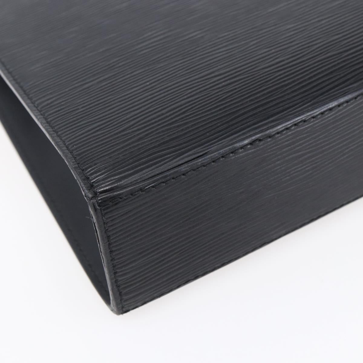 LOUIS VUITTON Epi Malesherbes Hand Bag Black M52372 LV Auth 151089