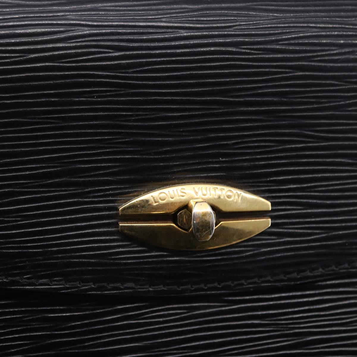 LOUIS VUITTON Epi Malesherbes Hand Bag Black M52372 LV Auth 151089