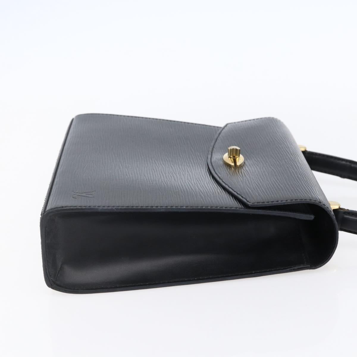 LOUIS VUITTON Epi Malesherbes Hand Bag Black M52372 LV Auth 151089