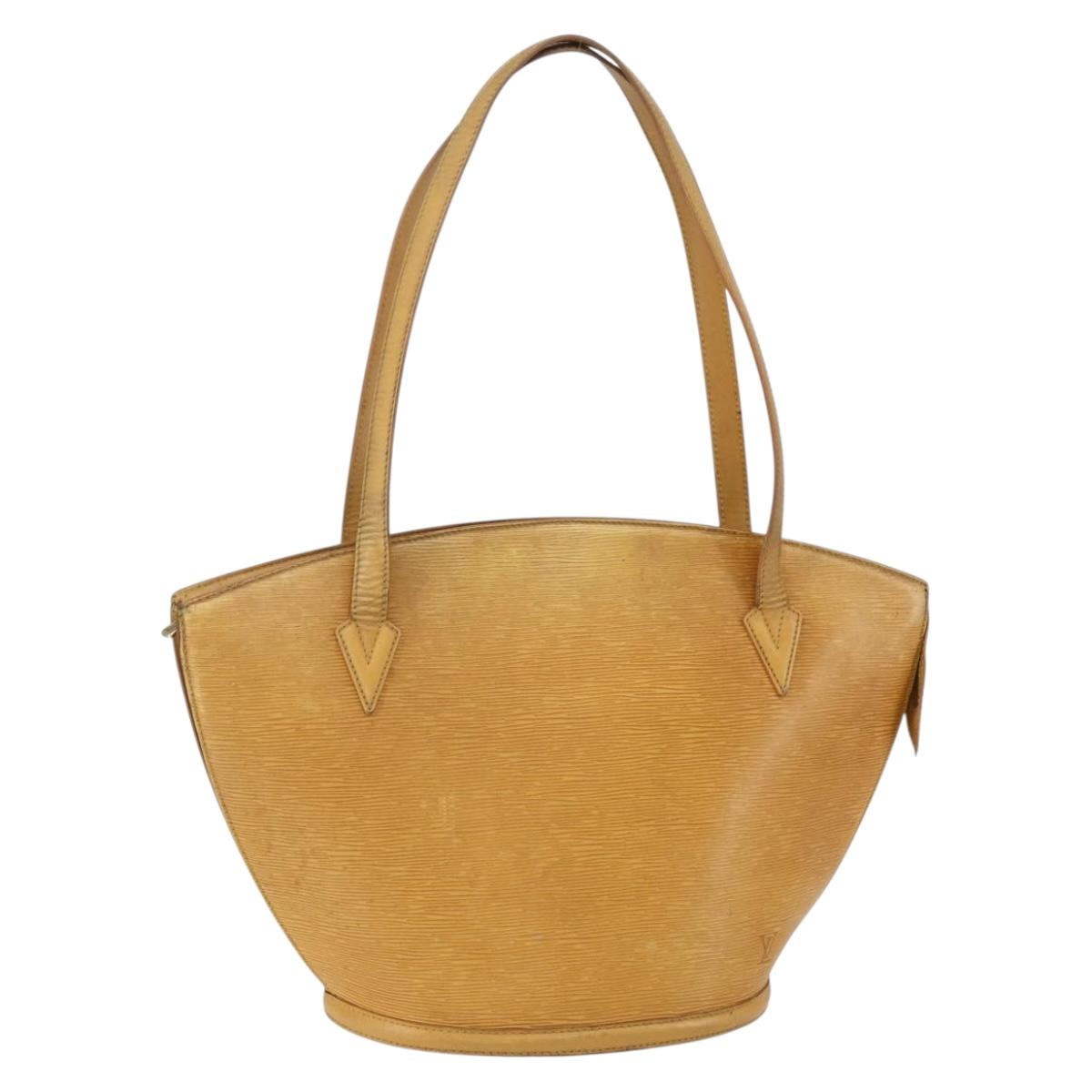 LOUIS VUITTON Epi Saint Jacques Shopping Shoulder Bag Yellow M52269 Auth 151094