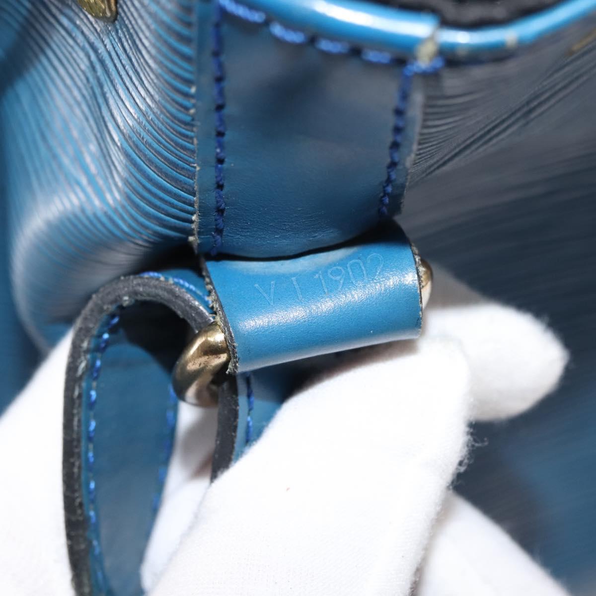 LOUIS VUITTON Epi Noe Shoulder Bag Toledo Blue M44005 LV Auth 151095