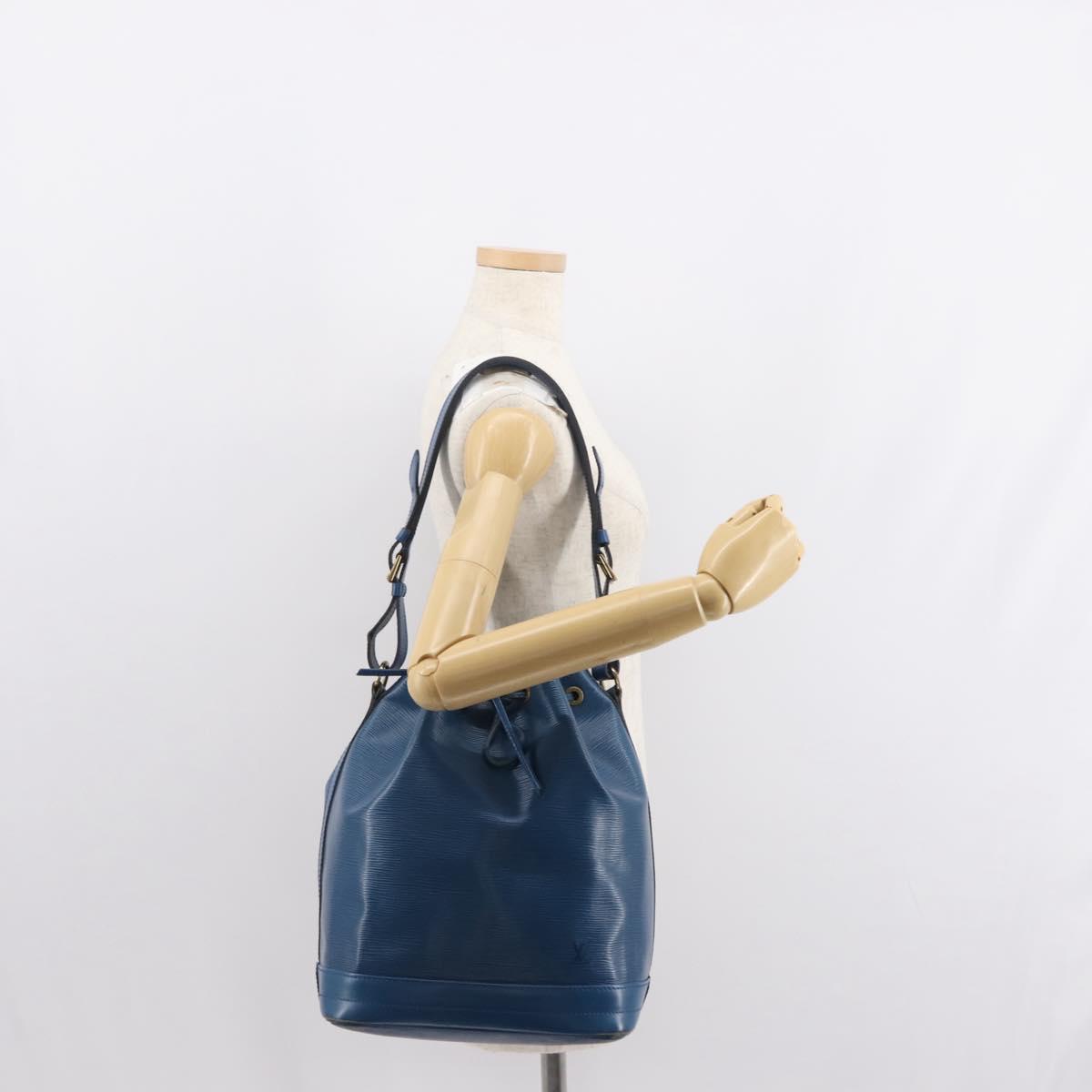 LOUIS VUITTON Epi Noe Shoulder Bag Toledo Blue M44005 LV Auth 151095