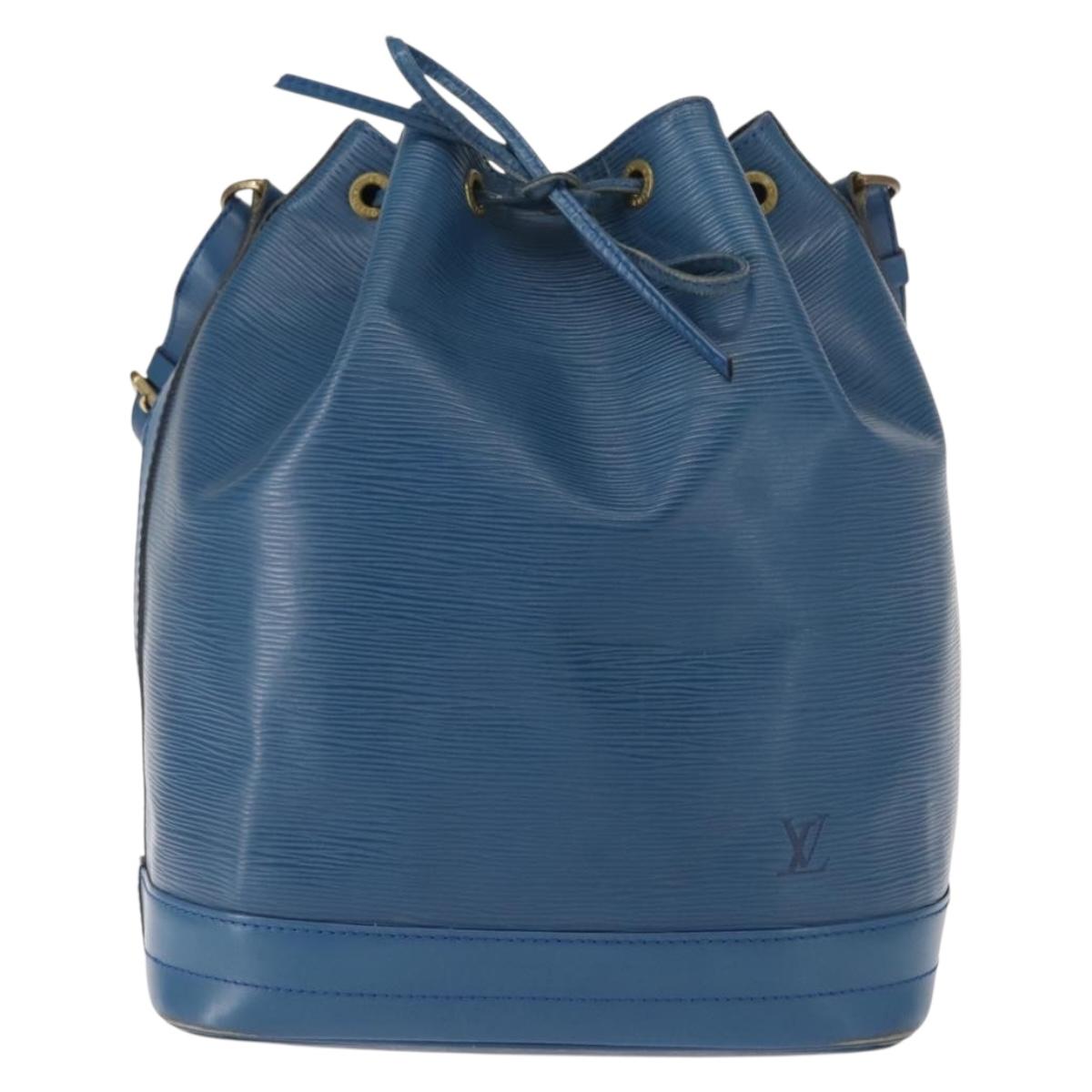 LOUIS VUITTON Epi Noe Shoulder Bag Toledo Blue M44005 LV Auth 151095