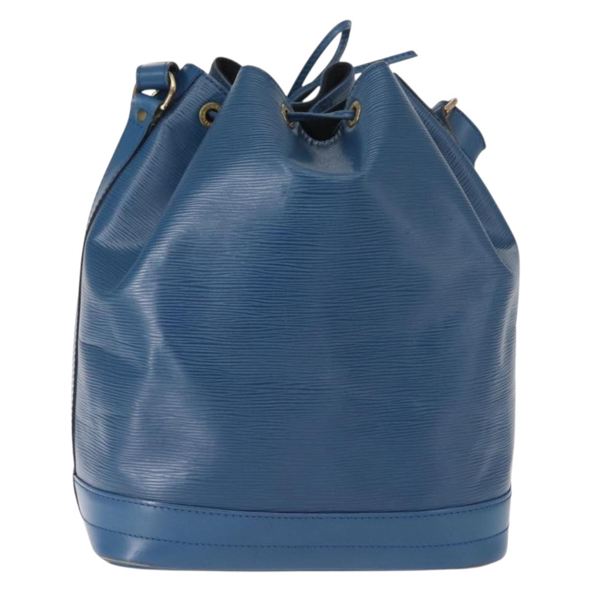 LOUIS VUITTON Epi Noe Shoulder Bag Toledo Blue M44005 LV Auth 151095