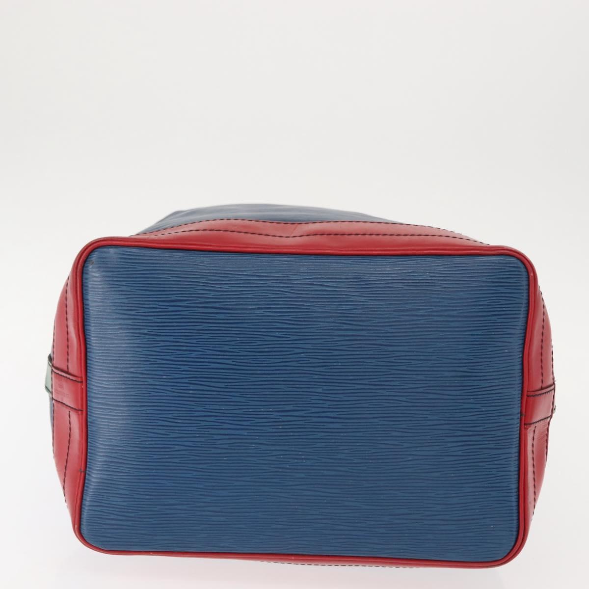 LOUIS VUITTON Epi Tricolor Noe Shoulder Bag Blue Red Green M44082 LV Auth 151096