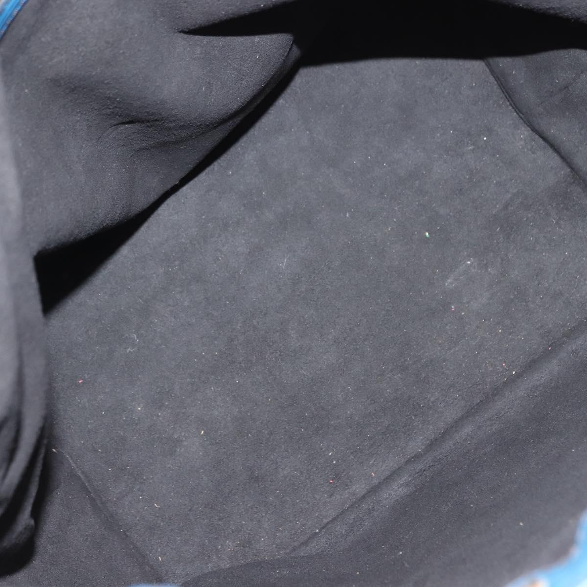 LOUIS VUITTON Epi Tricolor Noe Shoulder Bag Blue Red Green M44082 LV Auth 151096