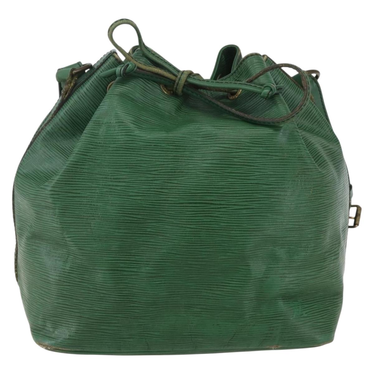 LOUIS VUITTON Epi Petit Noe Shoulder Bag Green M44104 LV Auth 151097