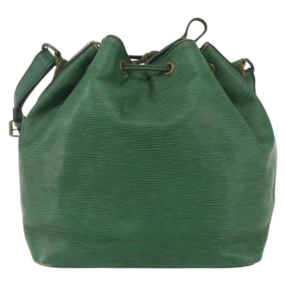 LOUIS VUITTON Epi Petit Noe Shoulder Bag Green M44104 LV Auth 151097