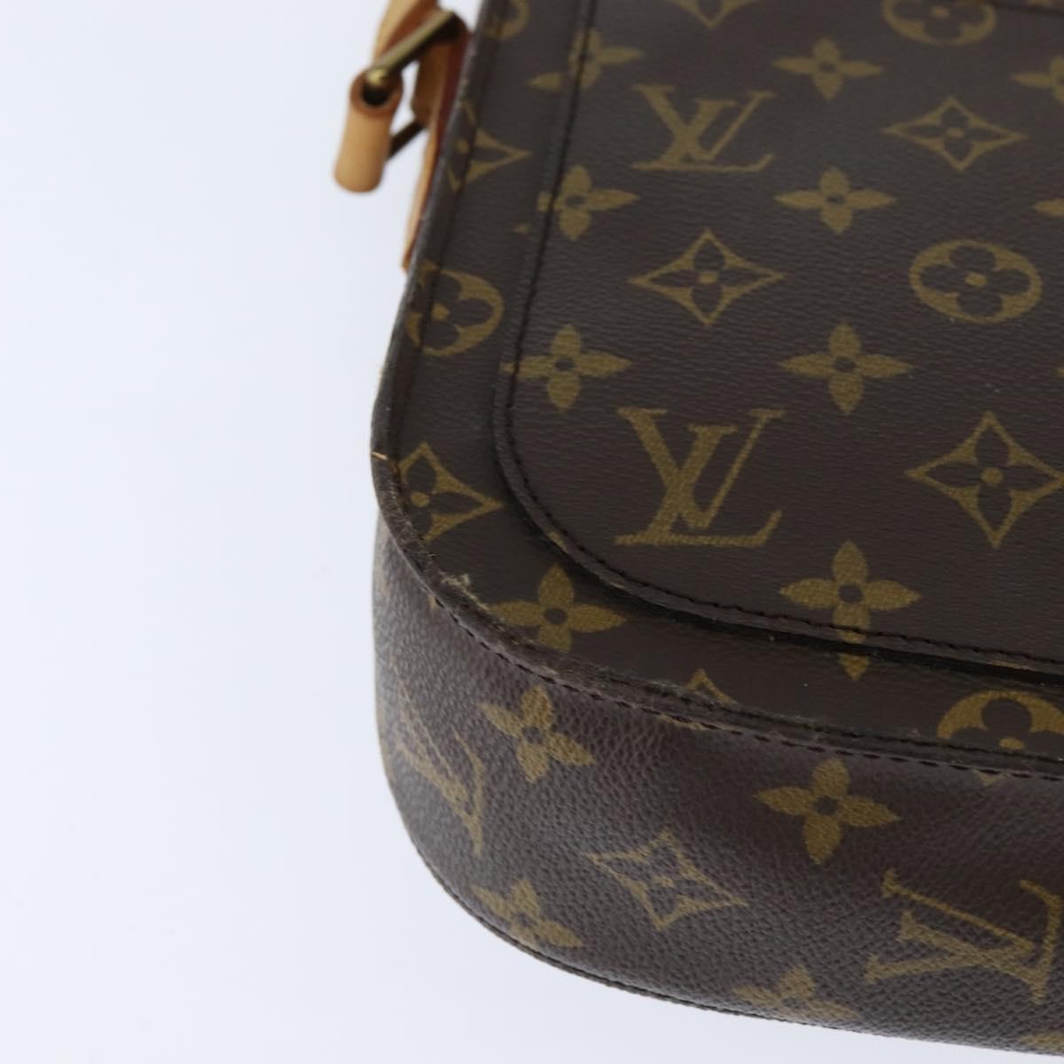 LOUIS VUITTON Monogram Saint Cloud GM Shoulder Bag M51242 LV Auth 151108