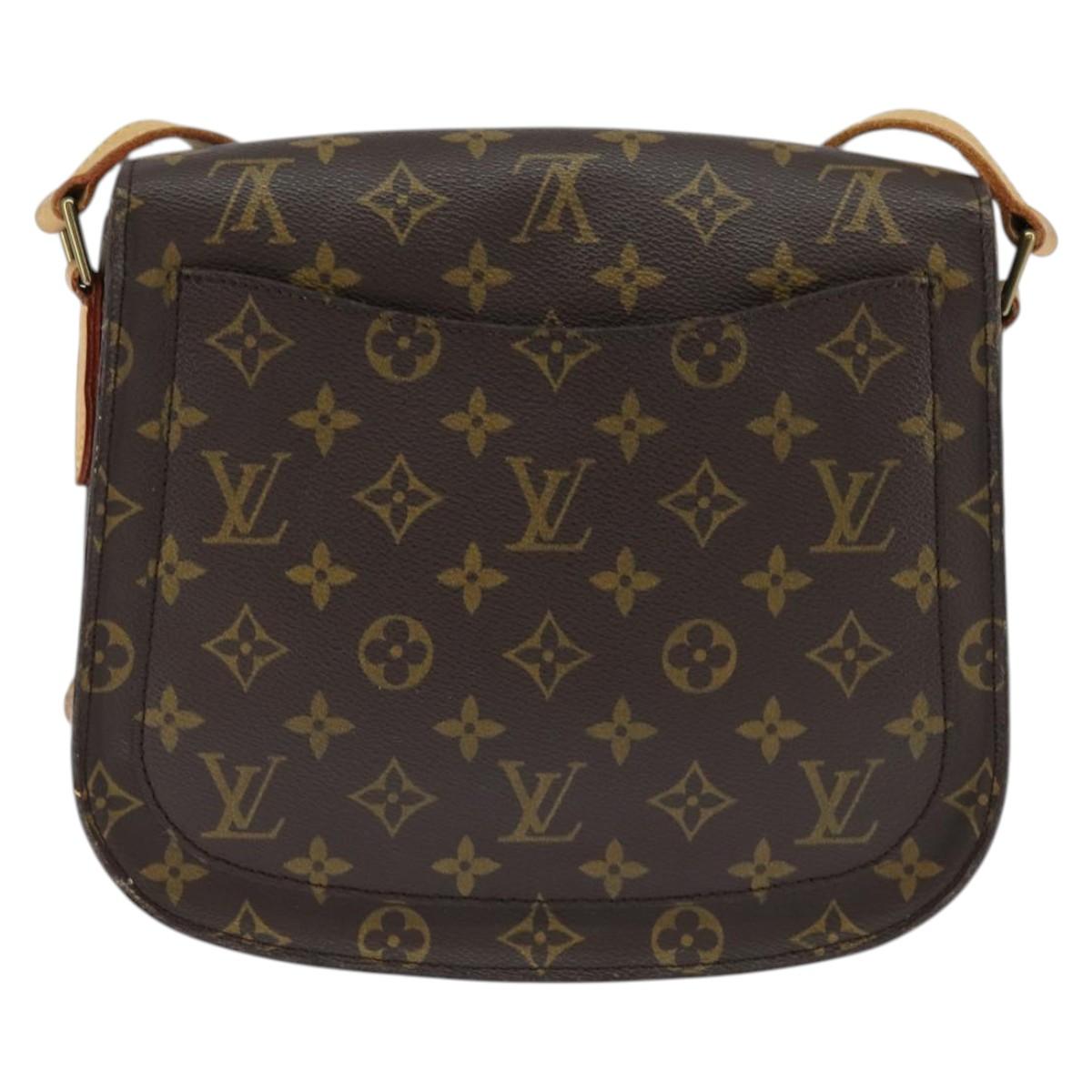 LOUIS VUITTON Monogram Saint Cloud GM Shoulder Bag M51242 LV Auth 151108