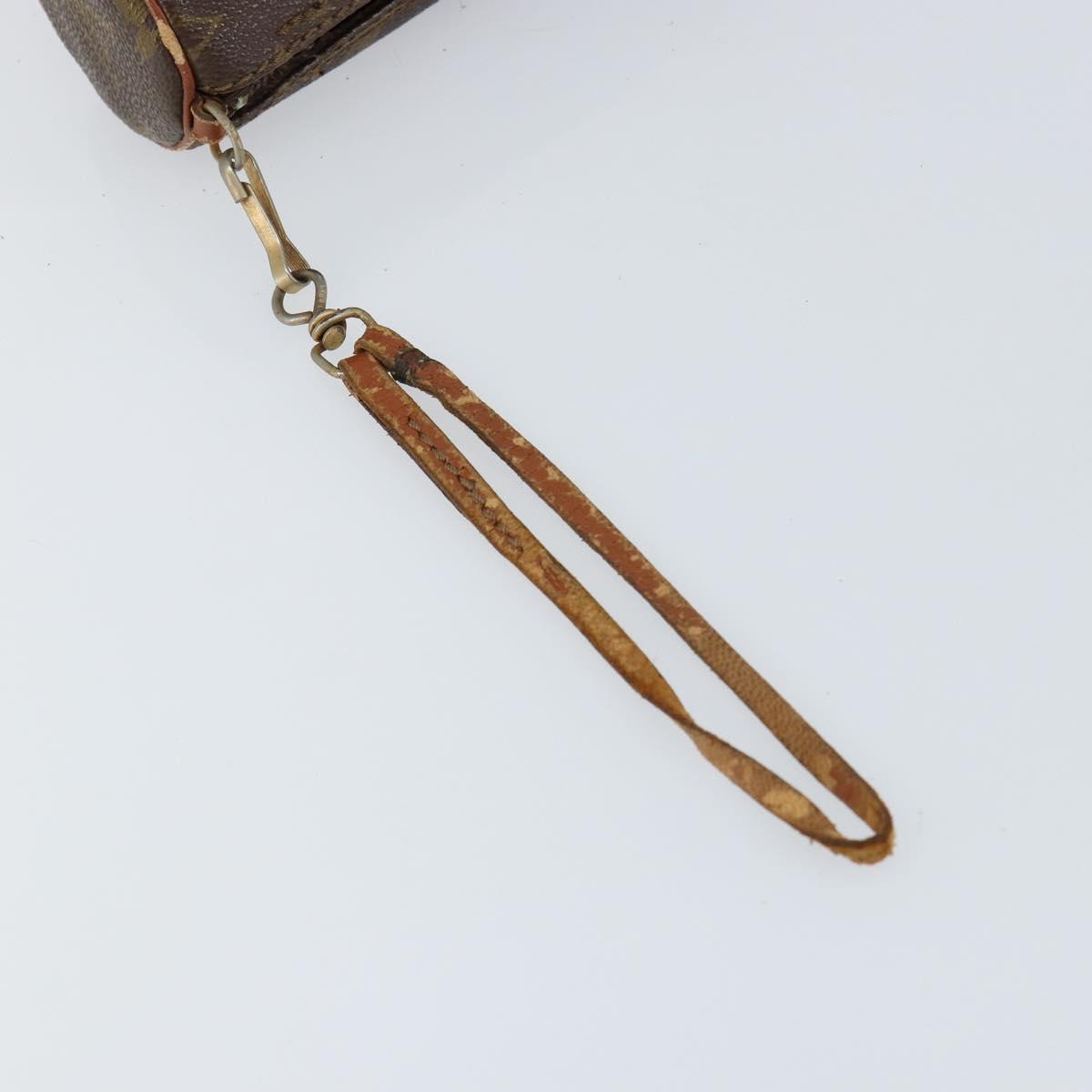 LOUIS VUITTON Monogram Papillon Pouch LV Auth 151116