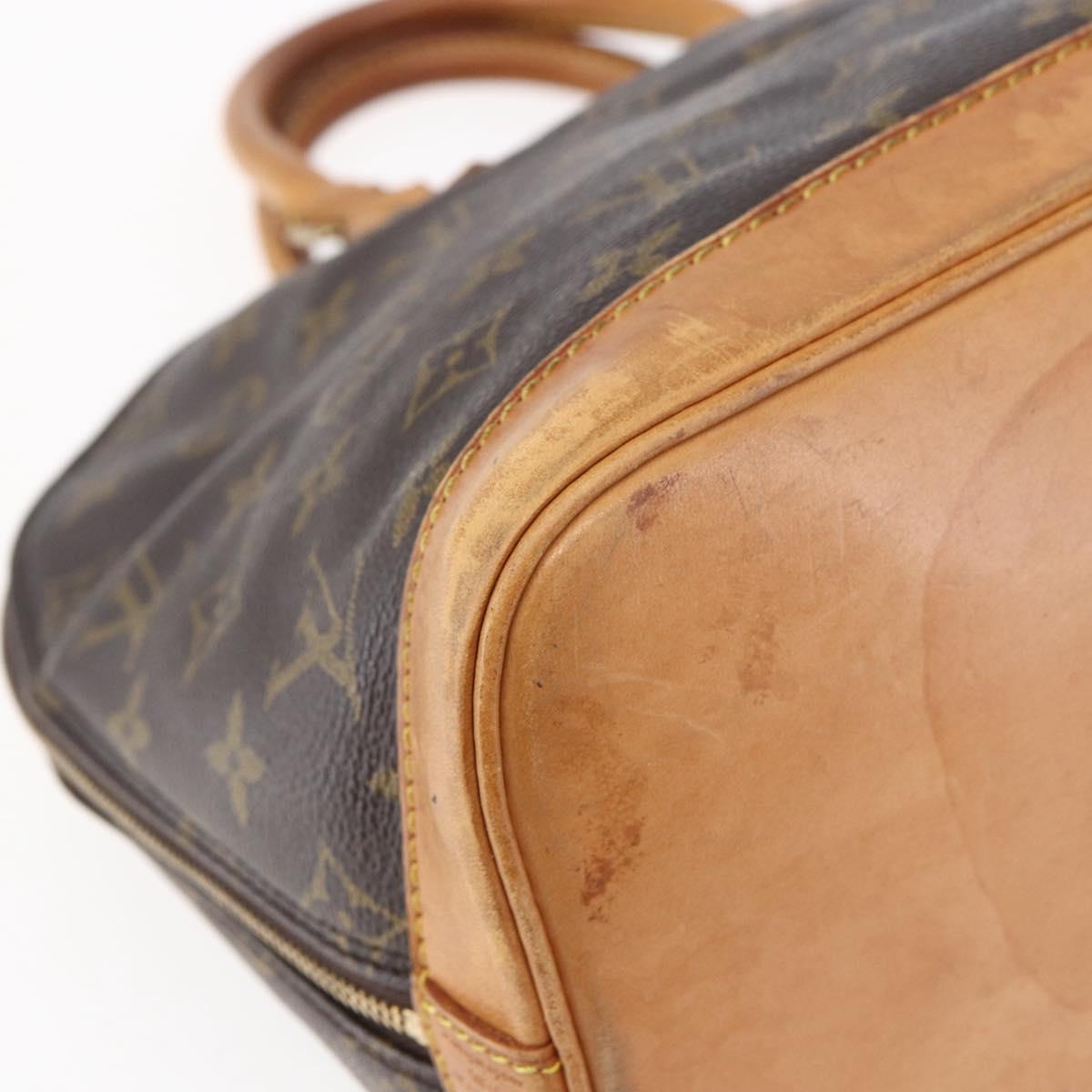 LOUIS VUITTON Monogram Alma Hand Bag M51130 LV Auth 151117