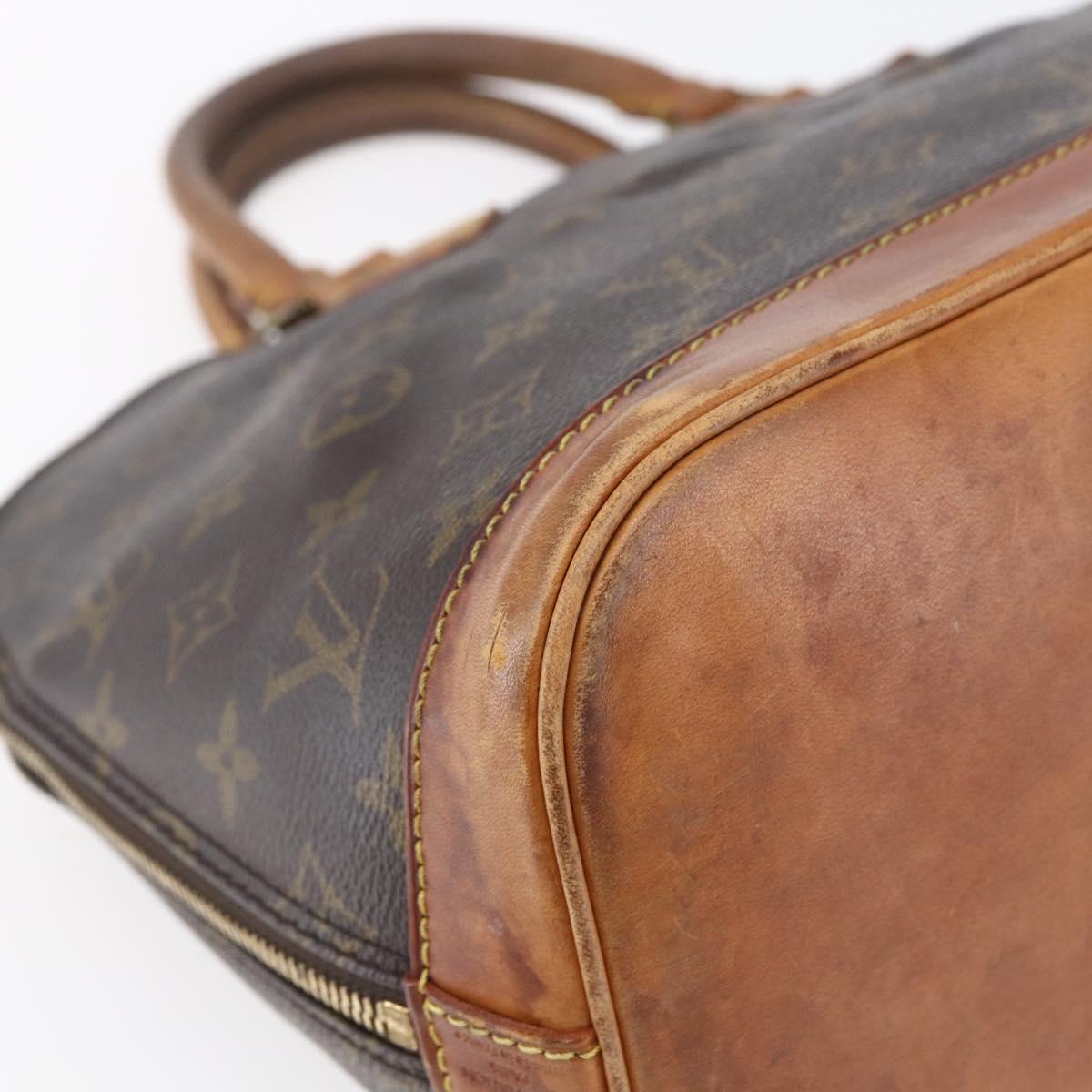 LOUIS VUITTON Monogram Alma Hand Bag M51130 LV Auth 151118