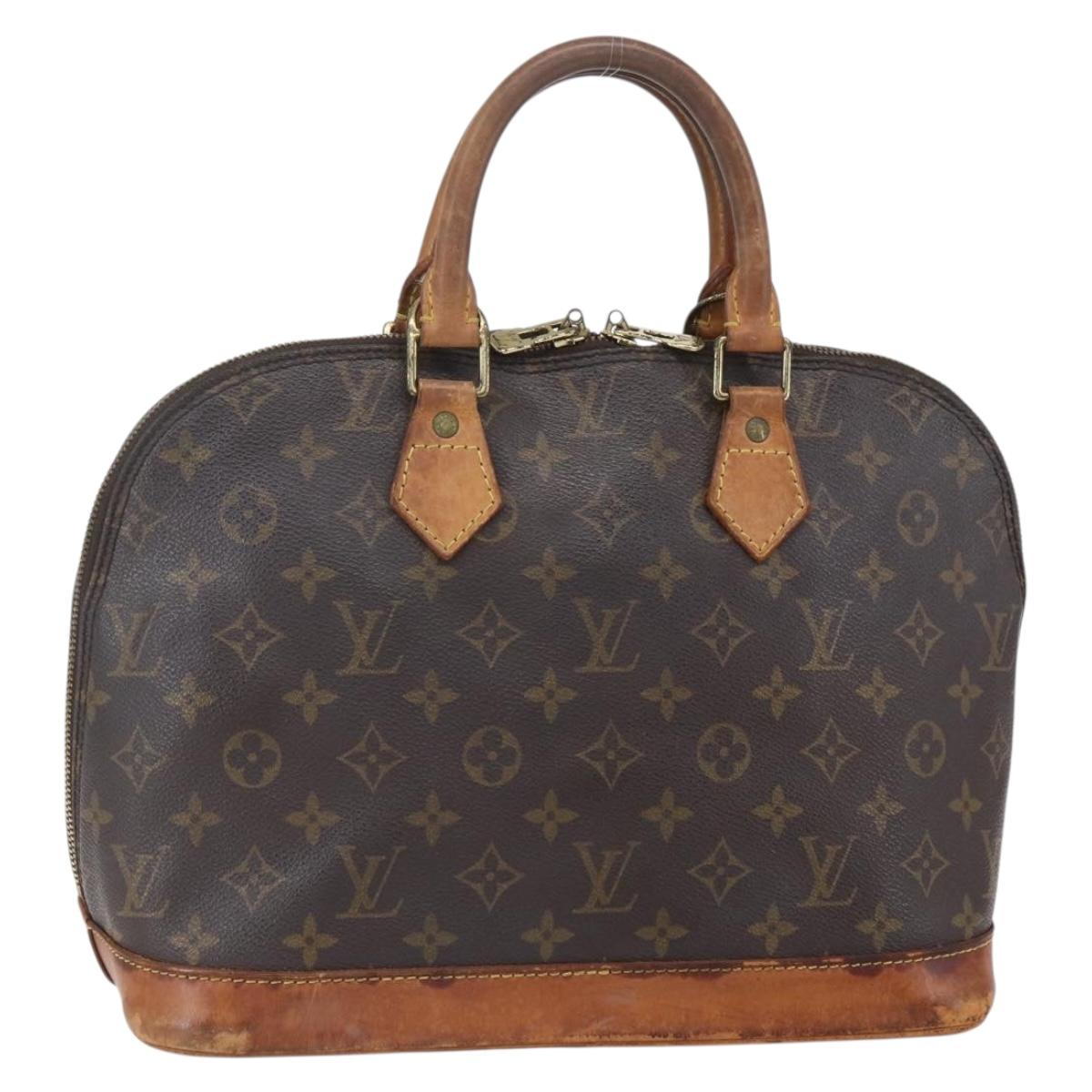 LOUIS VUITTON Monogram Alma Hand Bag M51130 LV Auth 151118