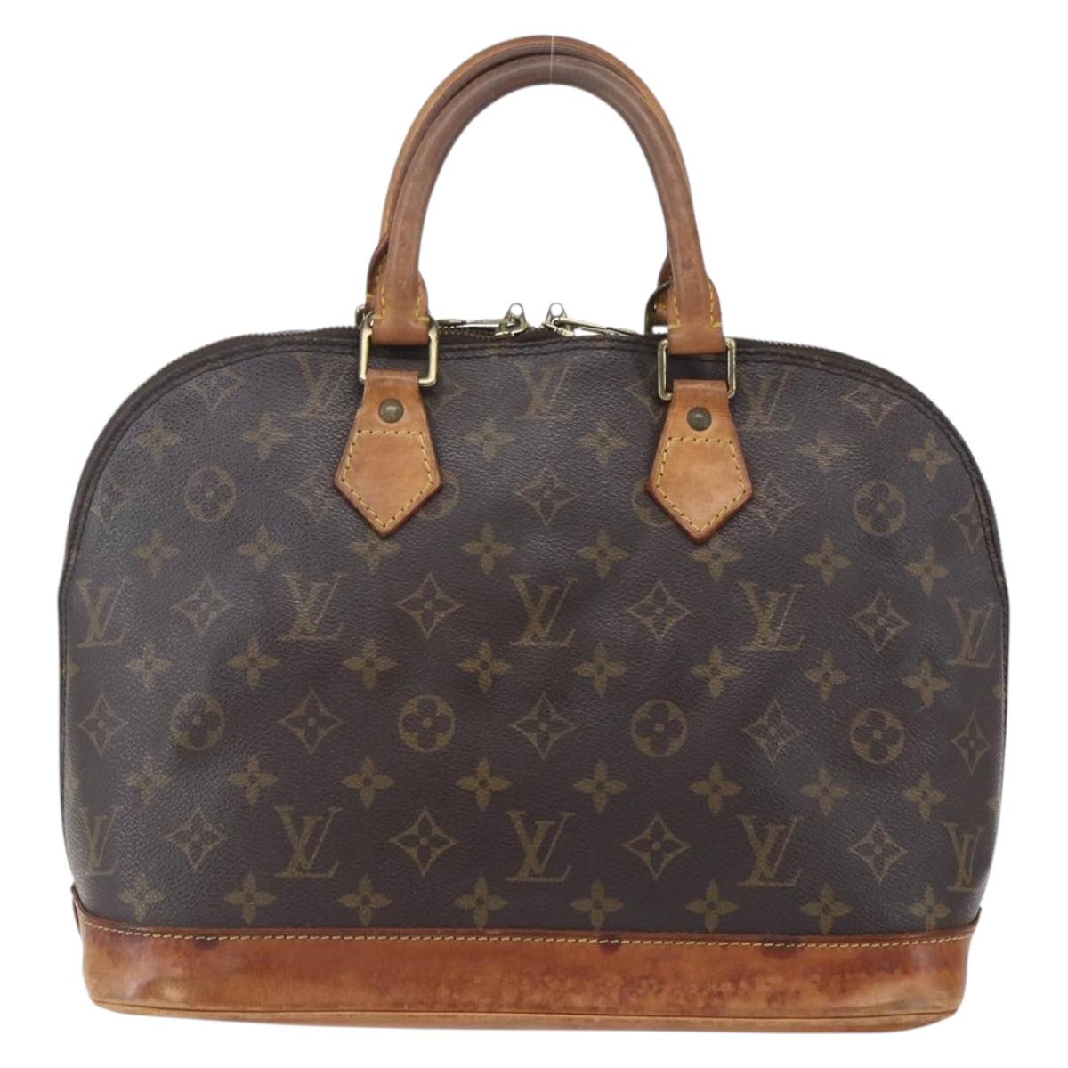 LOUIS VUITTON Monogram Alma Hand Bag M51130 LV Auth 151118