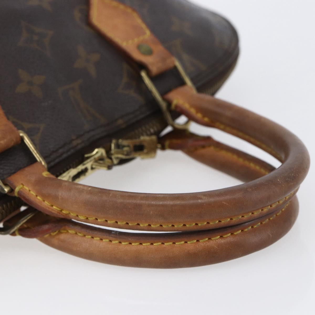 LOUIS VUITTON Monogram Alma Hand Bag M51130 LV Auth 151118