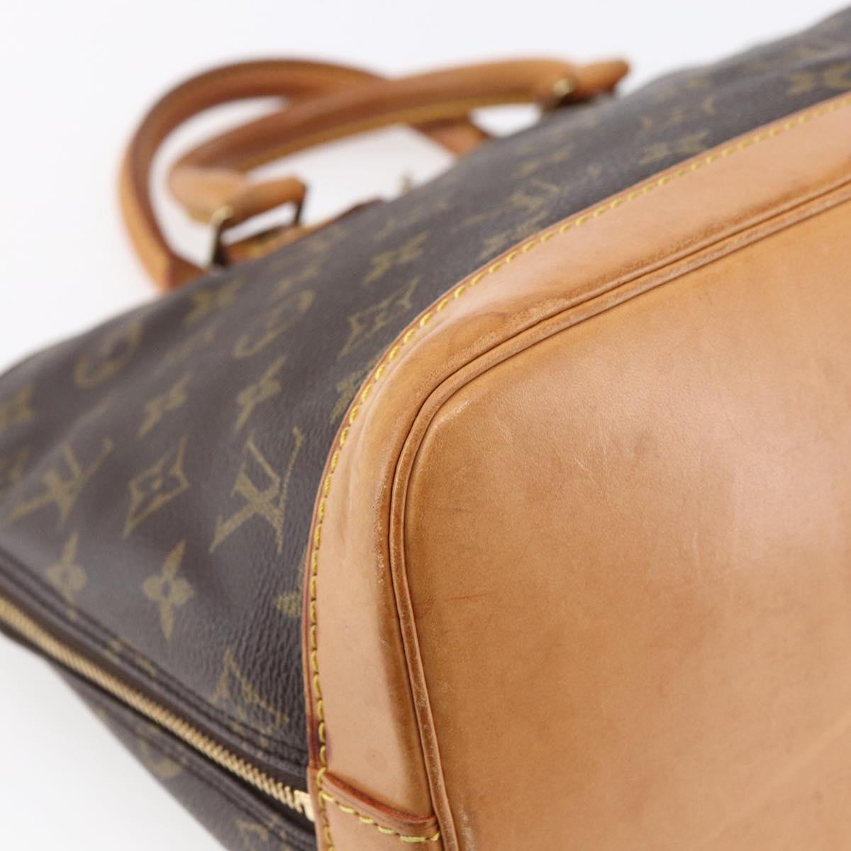 LOUIS VUITTON Monogram Alma Hand Bag M51130 LV Auth 151119