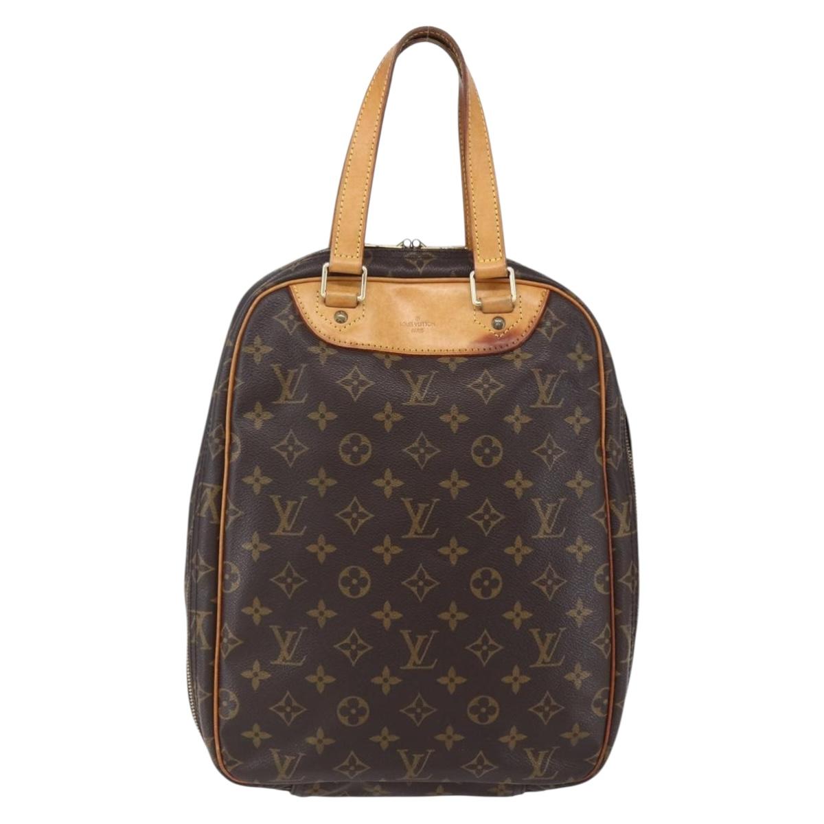 LOUIS VUITTON Monogram Excursion Hand Bag M41450 LV Auth 151121
