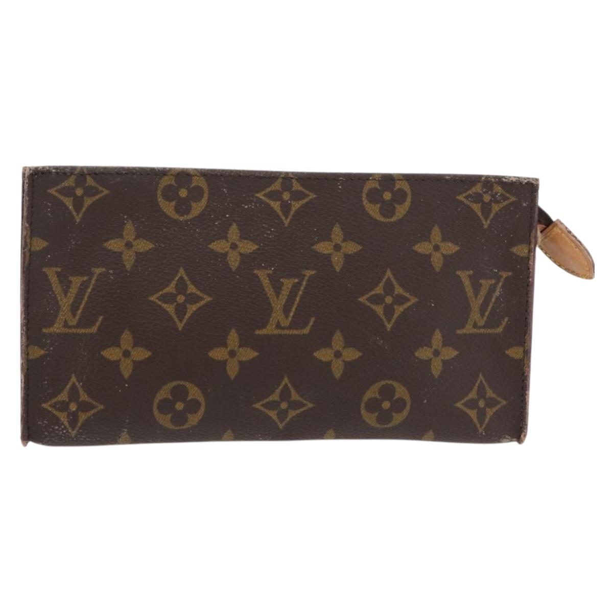 LOUIS VUITTON Monogram Bucket GM Accessory Pouch LV Auth 151126