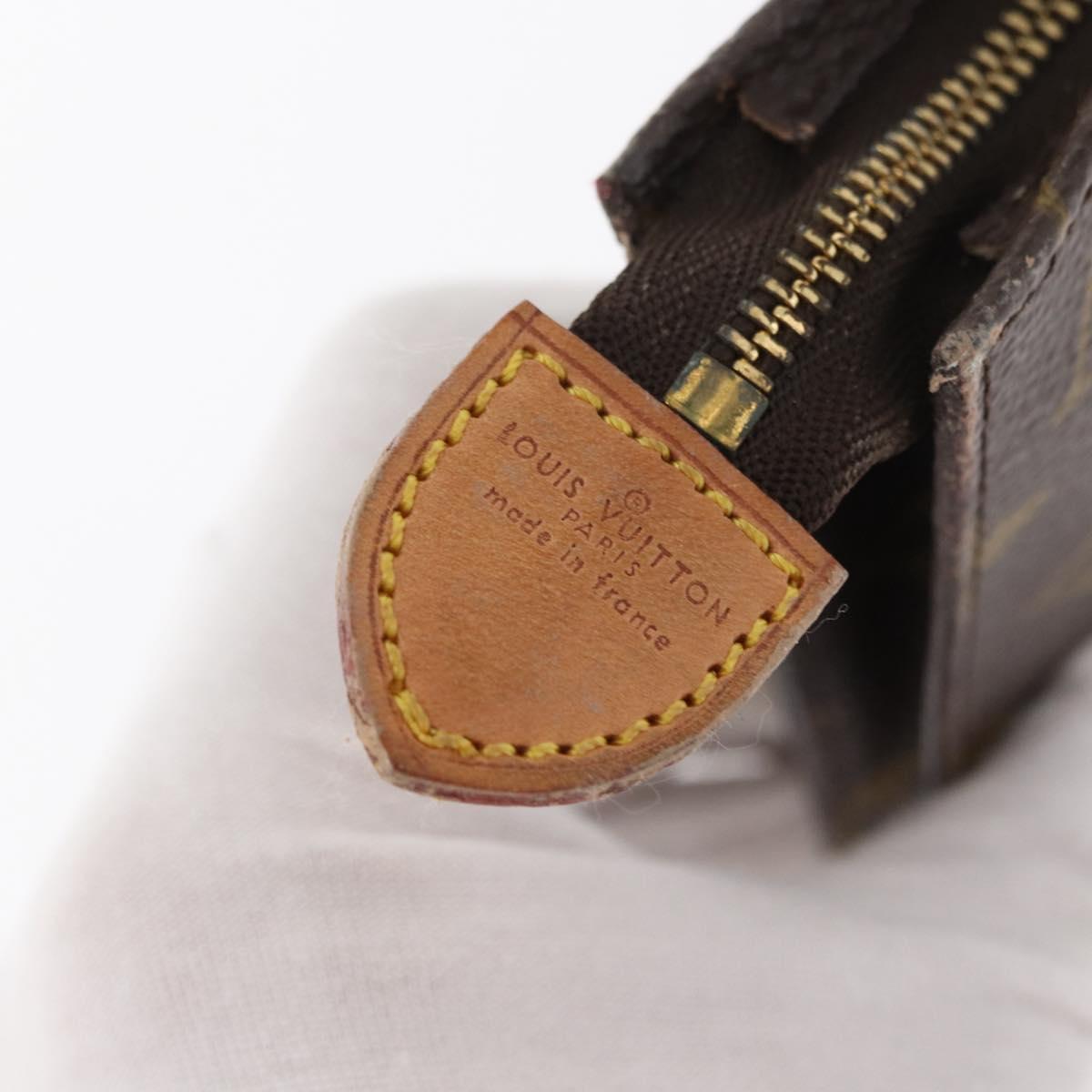 LOUIS VUITTON Monogram Bucket GM Accessory Pouch LV Auth 151126