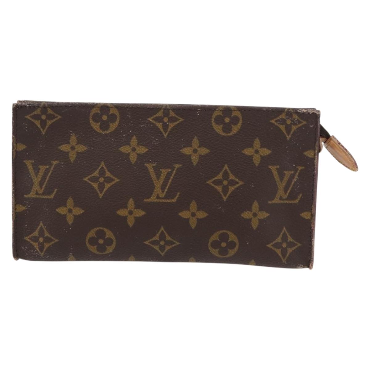 LOUIS VUITTON Monogram Bucket GM Accessory Pouch LV Auth 151126