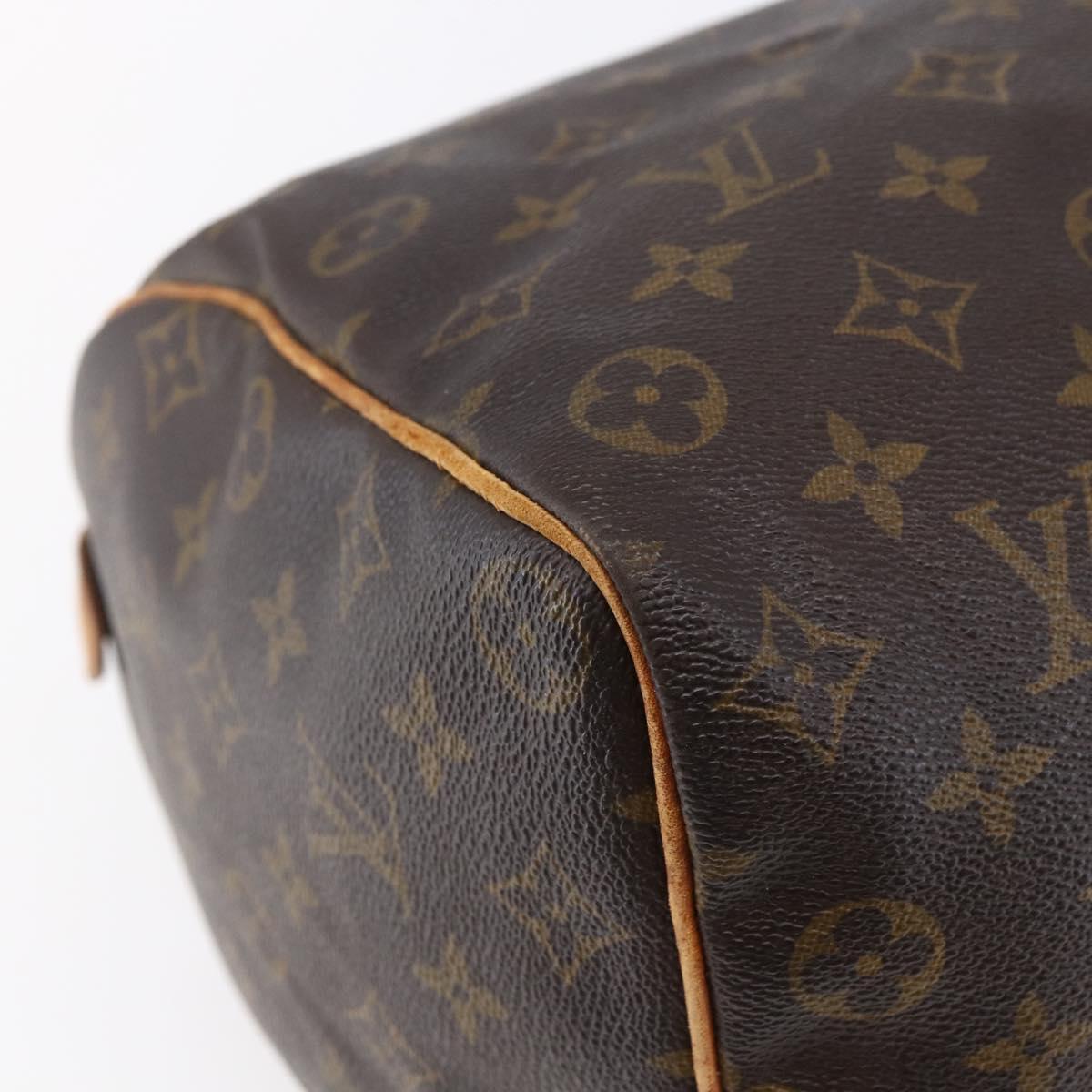 LOUIS VUITTON Monogram Speedy 35 Hand Bag M41524 LV Auth 151129