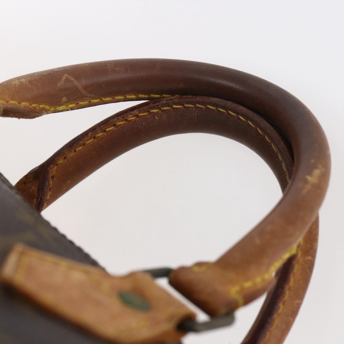 LOUIS VUITTON Monogram Speedy 35 Hand Bag M41524 LV Auth 151129