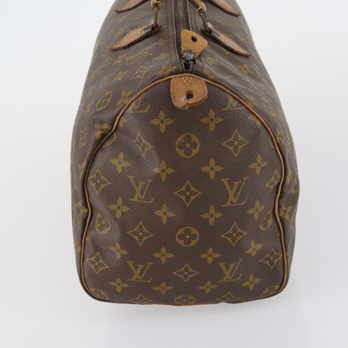 LOUIS VUITTON Monogram Speedy 35 Hand Bag M41524 LV Auth 151130