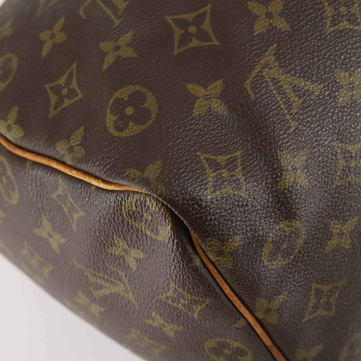 LOUIS VUITTON Monogram Speedy 35 Hand Bag M41524 LV Auth 151131