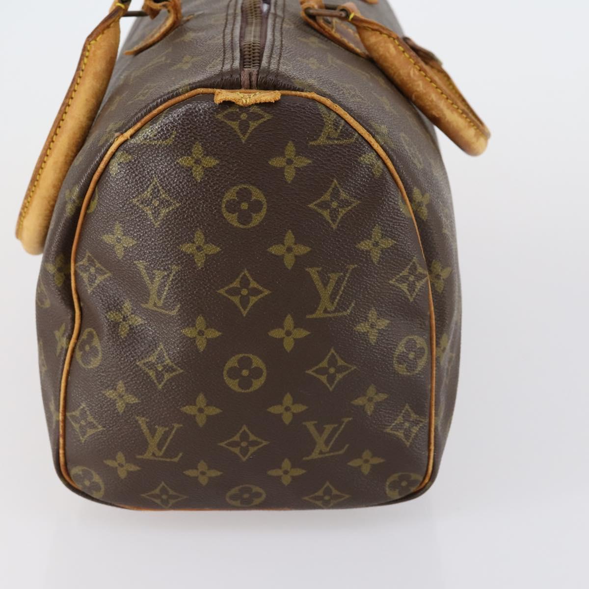 LOUIS VUITTON Monogram Speedy 35 Hand Bag M41524 LV Auth 151131