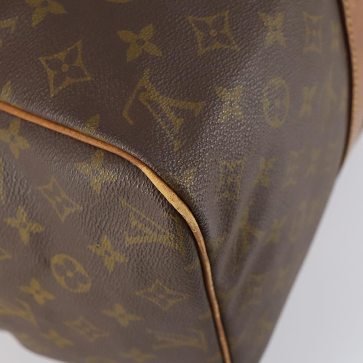 LOUIS VUITTON Monogram Sac Souple 45 Boston Bag M41624 LV Auth 151132